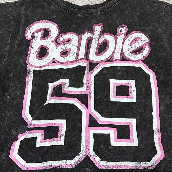 Barbie Tops - Cropped Barbie Graphic t-shirt